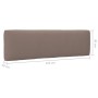 Otomana de jardín de palets madera de pino impregnada gris de vidaXL, Sofás modulares de exterior - Ref: Foro24-3066489, Prec...