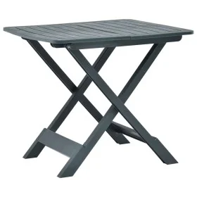 Green plastic folding garden table 79x72x70 cm by vidaXL, Garden tables - Ref: Foro24-48791, Price: 73,12 €, Discount: %