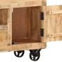 Mueble de TV madera de mango rugosa 110x30x50 cm en Muebles TV | Comprar online en Foru.es
