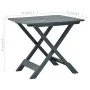 Mesa de jardín plegable de plástico verde 79x72x70 cm de vidaXL, Mesas de jardín - Ref: Foro24-48791, Precio: 73,12 €, Descue...