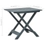 Mesa de jardín plegable de plástico verde 79x72x70 cm de vidaXL, Mesas de jardín - Ref: Foro24-48791, Precio: 66,97 €, Descue...