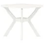 Mesa bistro blanca plástico 70x70x72 cm de vidaXL, Mesas de jardín - Ref: Foro24-48799, Precio: 74,97 €, Descuento: %