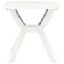 Mesa bistro blanca plástico 70x70x72 cm de vidaXL, Mesas de jardín - Ref: Foro24-48799, Precio: 74,97 €, Descuento: %
