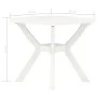 Mesa bistro blanca plástico 70x70x72 cm de vidaXL, Mesas de jardín - Ref: Foro24-48799, Precio: 74,97 €, Descuento: %