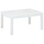 Mesa de jardín de plástico blanco 78x55x38 cm de vidaXL, Mesas de jardín - Ref: Foro24-48814, Precio: 56,87 €, Descuento: %