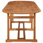 Set de comedor de jardín 13 piezas madera maciza de acacia de vidaXL, Conjuntos de jardín - Ref: Foro24-3086981, Precio: 905,...