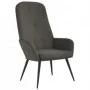 Relaxation armchair with dark gray velvet stool by vidaXL, Armchairs - Ref: Foro24-3097620, Price: 116,47 €, Discount: %