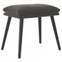 Relaxation armchair with dark gray velvet stool by vidaXL, Armchairs - Ref: Foro24-3097620, Price: 116,47 €, Discount: %
