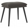 Sillón de relax con taburete terciopelo gris oscuro de vidaXL, Sillones - Ref: Foro24-3097620, Precio: 117,91 €, Descuento: %