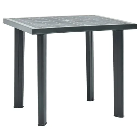 Mesa de jardín de plástico verde 80x75x72 cm de vidaXL, Mesas de jardín - Ref: Foro24-48803, Precio: 73,65 €, Descuento: %