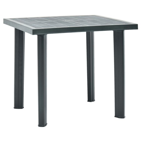 Mesa de jardín de plástico verde 80x75x72 cm de vidaXL, Mesas de jardín - Ref: Foro24-48803, Precio: 72,07 €, Descuento: %