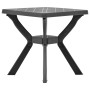 Mesa bistró plástico gris antracita 70x70x72 cm de vidaXL, Mesas de jardín - Ref: Foro24-48801, Precio: 86,21 €, Descuento: %