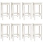 Set de bar 9 piezas madera maciza de pino blanco de vidaXL, muebles para cocinas y comedores - Ref: Foro24-3124718, Precio: 5...