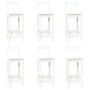 Set de bar 7 piezas madera maciza de pino blanco de vidaXL, muebles para cocinas y comedores - Ref: Foro24-3124713, Precio: 3...