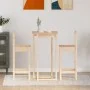 Set de bar 3 piezas madera maciza de pino de vidaXL, muebles para cocinas y comedores - Ref: Foro24-3124732, Precio: 131,37 €...