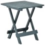 Mesa plegable de jardín plástico verde 45x43x50 cm de vidaXL, Mesas de jardín - Ref: Foro24-48809, Precio: 32,00 €, Descuento: %