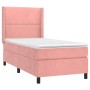 Cama box spring con colchón terciopelo rosa 80x200 cm de vidaXL, Camas y somieres - Ref: Foro24-3132590, Precio: 330,69 €, De...