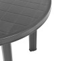 Mesa de jardín de plástico gris antracita 89 cm de vidaXL, Mesas de jardín - Ref: Foro24-48807, Precio: 73,62 €, Descuento: %