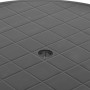 Mesa de jardín de plástico gris antracita 89 cm de vidaXL, Mesas de jardín - Ref: Foro24-48807, Precio: 73,62 €, Descuento: %