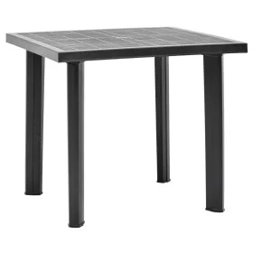 Anthracite gray plastic garden table 80x75x72 cm by vidaXL, Garden tables - Ref: Foro24-48804, Price: 84,58 €, Discount: %