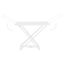 Tendedero plegable de plástico blanco de vidaXL, Tendederos y perchas - Ref: Foro24-48817, Precio: 71,73 €, Descuento: %