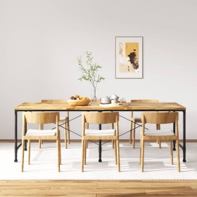 Mesa de comedor de madera maciza de mango 240 cm en Mesas de comedor | Comprar online en Foru.es