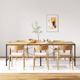 Mesa de comedor de madera maciza de mango 240 cm en Mesas de comedor | Comprar online en Foru.es