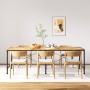 Mesa de comedor de madera maciza de mango 240 cm en Mesas de comedor | Comprar online en Foru.es
