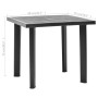 Mesa de jardín de plástico gris antracita 80x75x72 cm de vidaXL, Mesas de jardín - Ref: Foro24-48804, Precio: 77,43 €, Descue...
