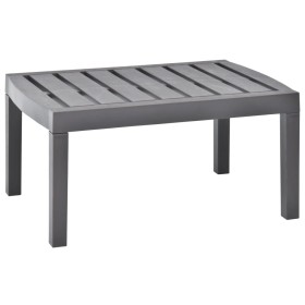 Mesa de jardín de plástico moca 78x55x38 cm de vidaXL, Mesas de jardín - Ref: Foro24-48816, Precio: 47,20 €, Descuento: %