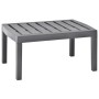Mesa de jardín de plástico moca 78x55x38 cm de vidaXL, Mesas de jardín - Ref: Foro24-48816, Precio: 47,20 €, Descuento: %