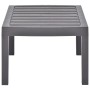 Mesa de jardín de plástico moca 78x55x38 cm de vidaXL, Mesas de jardín - Ref: Foro24-48816, Precio: 47,20 €, Descuento: %