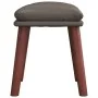 Reposapiés cuero sintético gris 45x29,5x35 cm de vidaXL, Otomanas - Ref: Foro24-341492, Precio: 40,50 €, Descuento: %