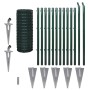 Set de euro valla acero verde 25x1 m de vidaXL, Paneles de vallas - Ref: Foro24-140561, Precio: 239,29 €, Descuento: %