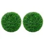 Bolas de boj artificial 2 unidades 55 cm de vidaXL, Flora artificial - Ref: Foro24-315476, Precio: 151,99 €, Descuento: %