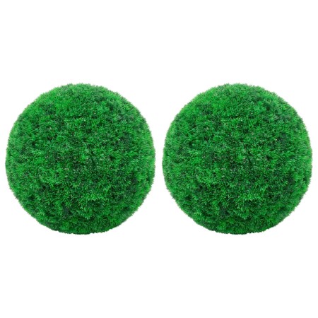 Bolas de boj artificial 2 unidades 45 cm de vidaXL, Flora artificial - Ref: Foro24-315481, Precio: 84,76 €, Descuento: %