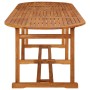 Mesa de comedor jardín 280x90x75 cm madera maciza de acacia de vidaXL, Mesas de jardín - Ref: Foro24-315950, Precio: 286,38 €...