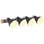 Black industrial wall lamp 90x25 cm E27 by vidaXL, Lamps - Ref: Foro24-320511, Price: 69,48 €, Discount: %