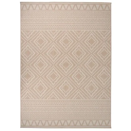Alfombra de exterior de tejido plano rayas marrones 200x280 cm de vidaXL, Alfombras - Ref: Foro24-340868, Precio: 95,37 €, De...