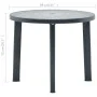 Mesa de jardín de plástico verde 89 cm de vidaXL, Mesas de jardín - Ref: Foro24-48806, Precio: 84,13 €, Descuento: %