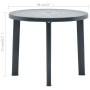 Mesa de jardín de plástico verde 89 cm de vidaXL, Mesas de jardín - Ref: Foro24-48806, Precio: 73,62 €, Descuento: %