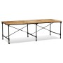 Mesa de comedor de madera maciza de mango 240 cm en Mesas de comedor | Comprar online en Foru.es