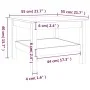 Mesa de centro de madera maciza de pino 55x55x40 cm de vidaXL, Mesas de centro - Ref: Foro24-814269, Precio: 60,48 €, Descuen...