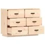Solid pine wood sideboard 100x40x75 cm by vidaXL, Sideboards - Ref: Foro24-820142, Price: 113,78 €, Discount: %