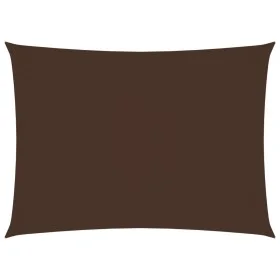 Toldo de vela rectangular tela Oxford marrón 2x3,5 m de vidaXL, Sombrillas - Ref: Foro24-135806, Precio: 31,33 €, Descuento: %