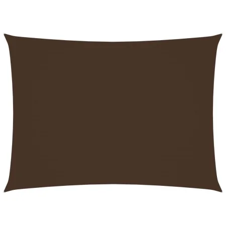 Toldo de vela rectangular tela Oxford marrón 6x7 m de vidaXL, Sombrillas - Ref: Foro24-135827, Precio: 118,19 €, Descuento: %