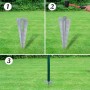 Set de euro valla acero verde 25x1,5 m de vidaXL, Paneles de vallas - Ref: Foro24-140563, Precio: 337,87 €, Descuento: %