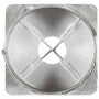 Picas de tierra 2 unidades acero galvanizado plateado 12x91 cm by vidaXL, Spikes for anchoring in the ground - Ref: Foro24-14...