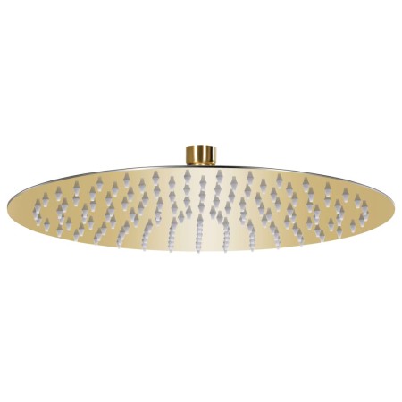 Cabezal de ducha redondo efecto lluvia acero inox dorado 30 cm de vidaXL, Cabezales de ducha - Ref: Foro24-147705, Precio: 29...