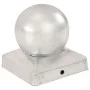 Pfostenkappen 6 Stück aus verzinktem Metall, Kugelende 91x91 mm. von vidaXL, Zubehör für Tore und Zäune - Ref: Foro24-145499,...